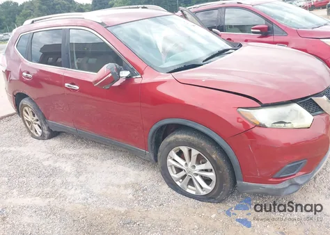 2015 Nissan Rogue Sv from USA, damaged, VIN KNMAT2MTXFP506690